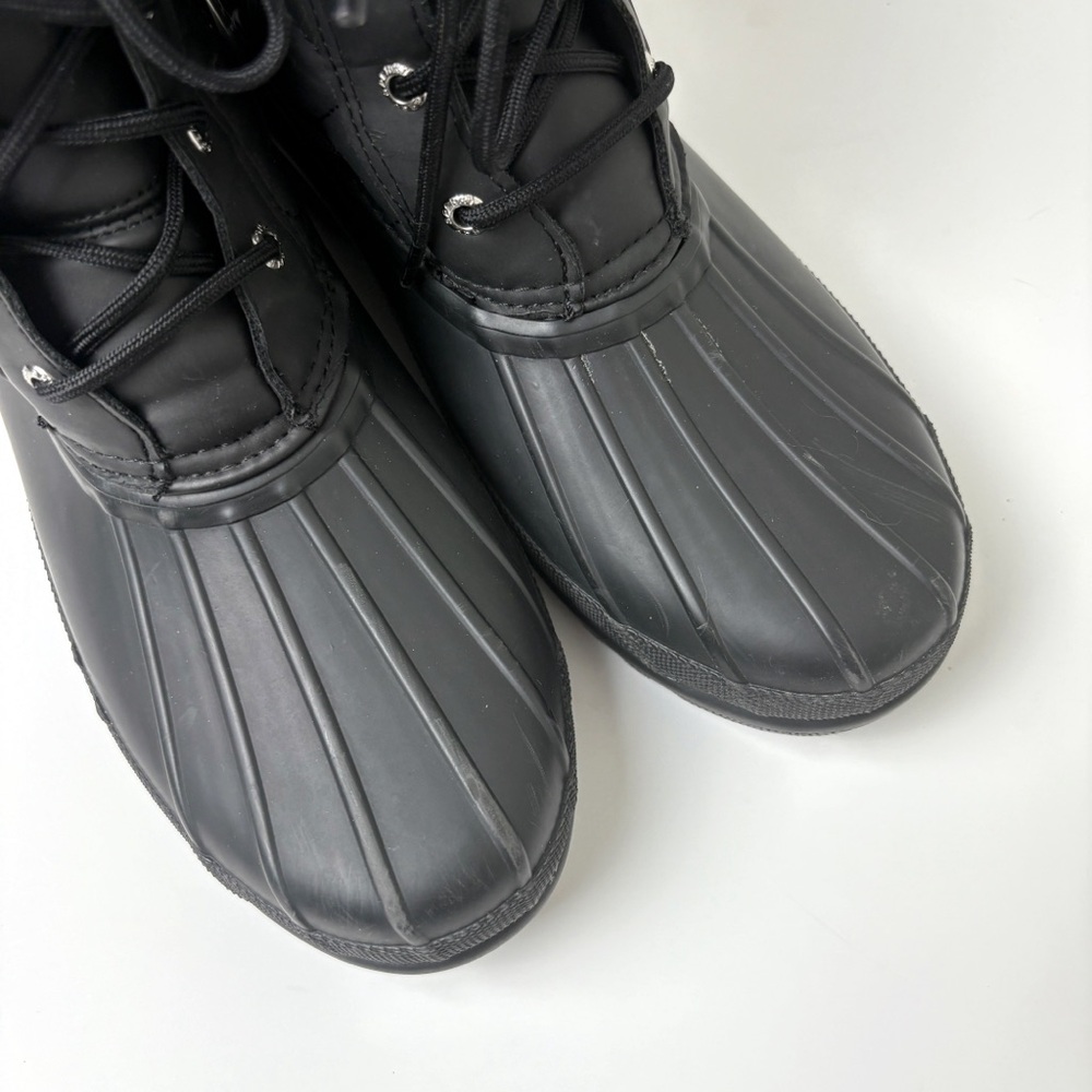 Sperry Topsider Gosling Quilted Duck Boot Waterproof Black - Picture 3 of 11